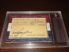2017 Leaf Sports Icons HOF RB Lenny Moore Charley Trippi Dual Cut Auto 3of5