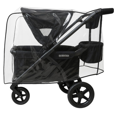 Rain and Wind Cover for Baby Trend Expedition Stroller Wagon/Wagon Plus, Clear D