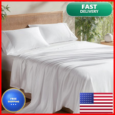 Bedsure Queen Sheet Set Cooling Sheets For Queen Size Bed Set Rayon Derived