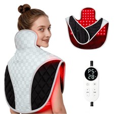Red Light Therapy for Neck and Shoulders 3-in-1 LED Bead 660nm 850nm Infrared...