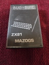Mazogs Sinclair ZX81 16K Bug-Byte Cassette Game Untested