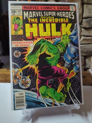 Marvel Super-Heroes #65 (1977), The Incredible Hulk in space, Marvel Comics