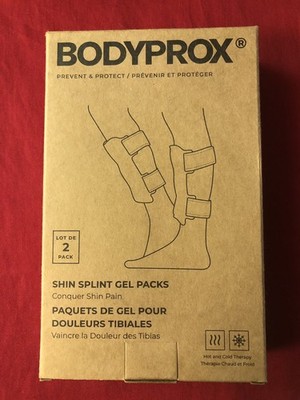 BODYPROX Shin Splint Gel Packs Reusable 2 Pack Blue