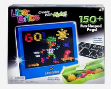 Lite Brite Magic Screen - 150 Pegs, 4 Reusable Templates and storage toy