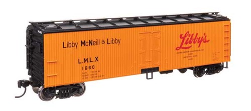 Walthers Mainline 910-41315 H0 Maßstab 40' Holz-Kühlwagen RTR Libby #1660 | Zustand: Neu