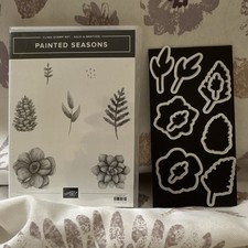 Stampin' Up Painted Seasons Cling Rubber Stamp Set Flowers  Plants 149722
