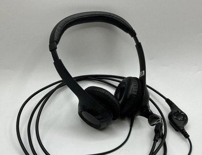 *LOT OF 6* Logitech H390 USB Computer Headset Noise Cancelling Mic Stereo Tested