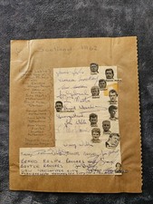 Scotland 1962 National Football Team Certified Autographs A4