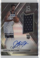 2017-18 Panini Spectra Rookie Jersey Auto 69/299 Justin Patton #108 Auto 14tz