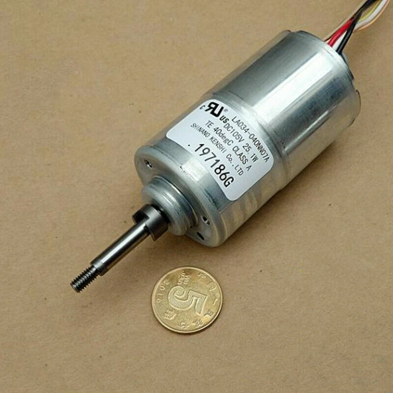 1PC High Speed 3-Phase 8-Wire Hall DC Brushless Motor High Torque   DC105V 25W - Image 3 of 4
