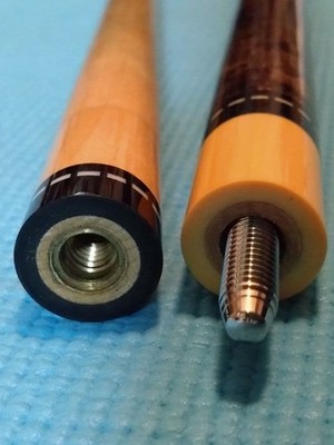 Vintage 1990s Adam Helmstetter Robin Bell Billiard Pool Cue 5/16