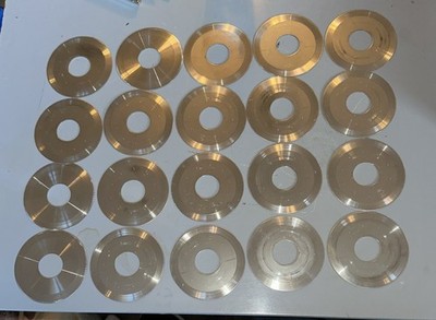 Urschel 42365 Circular Knives 3-1/2   OD 1-1/8 ID Scalloped Blades Lot Of 20