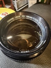 Canon FD Camera Lenses 135mm Focal f/2.5 Maximum Aperture for sale