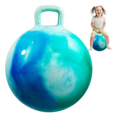 Hopper Ball 20 Inch Bouncy Ball with Handle for Kids, Hippity Hop Jumping Bou...