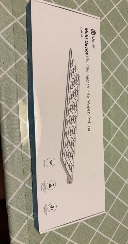 iClever BK10 Bluetooth Keyboard, Universal Bluetooth 5.1 Wireless Keyboard - Image 2 of 4