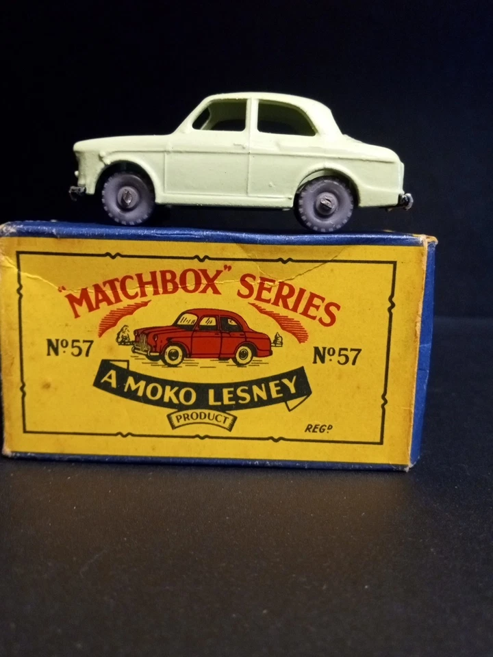 Caja de cerillas #57A Wolseley 1500 1958 en muy buen estado/como nueva en caja original B4 Foto 4 de 4