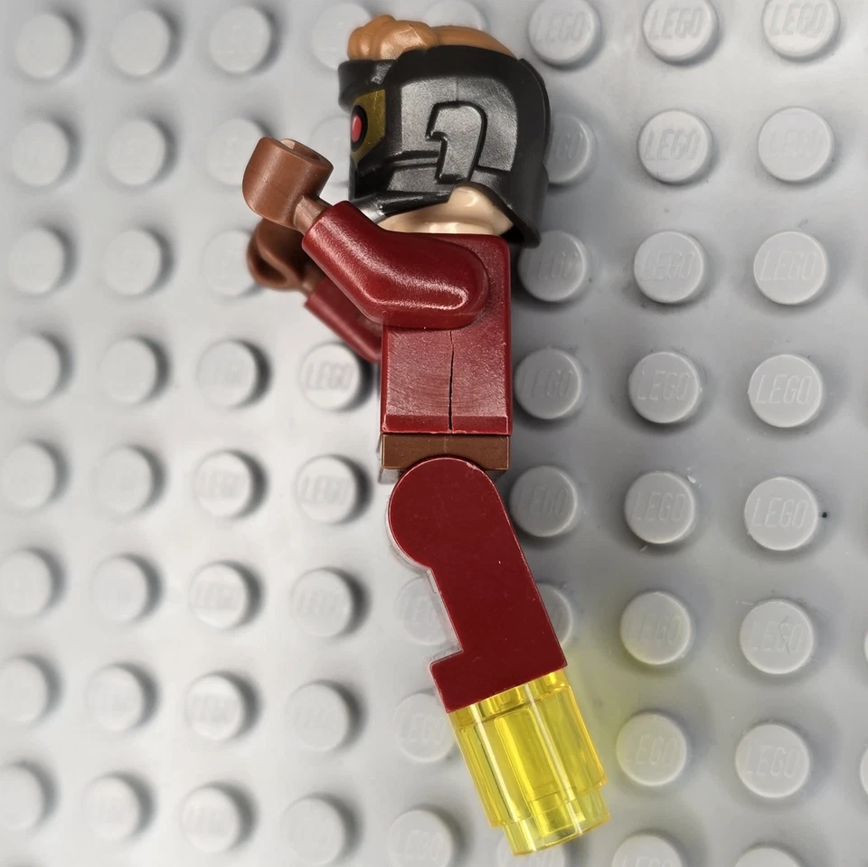 Lego Marvel Super Heroes Minifigure SH0123 Star-Lord - Image 4 of 4