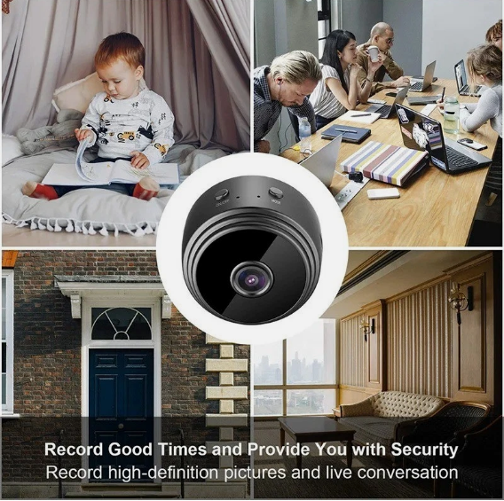 Mini Wireless Record Camera WiFi IP Home Security DVR Night Vision HD ...