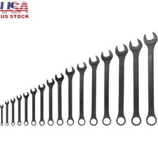 16 Piece Jumbo Combination Wrench Set SAE 1/4"-1-1/4" Raised Panel Construction