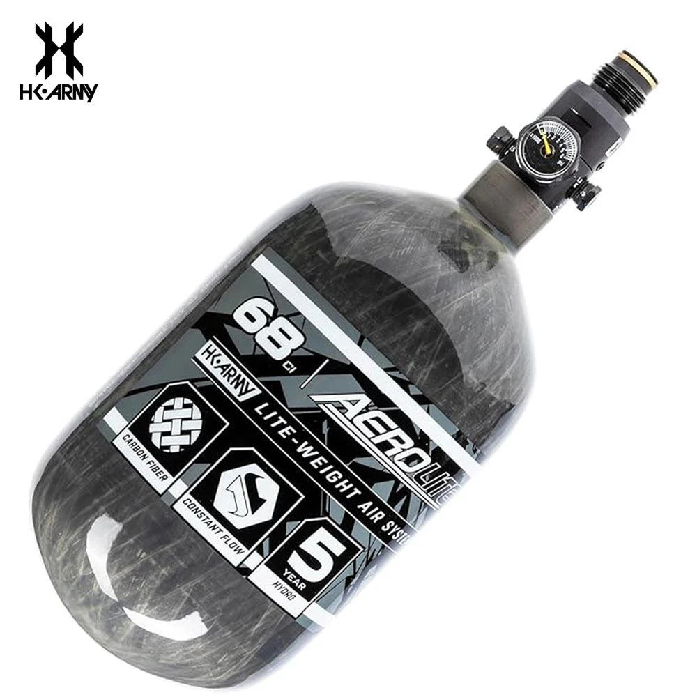 Réservoir d'air comprimé Guerrilla Air 68/4500 PSI HPA Paintball Reg