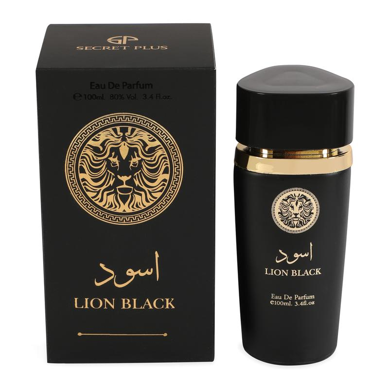 Lion Black Spray Perfume Eau De Parfum for Men - 100Ml/3.4Fl.Oz