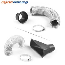 Air Intake Vent Car Front Bumper Grille Inlet Pipe Kit Injection System Funnel