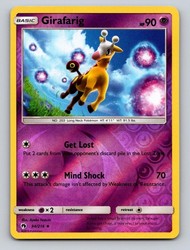 Girafarig 94/214 Lost Thunder Reverse Holo Pokemon Card
