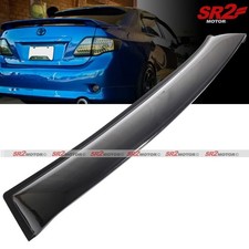 Fits 2009-2013 Toyota Corolla Rear Window Roof Visor Spoiler Wing Glossy Black