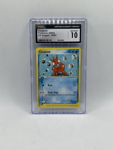 Corphish graded CGC 10 for sale on eBay
