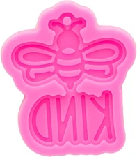 Super Shiny Lovely Bee Silicone Mold Epoxy Resin Casting Keychain Mold for Jewel