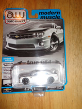 Auto World Modern Muscle Summit White 2010 Chevy Camaro Hurst Ed. Die Cast 1:64