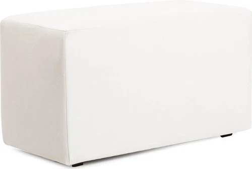 Luxury Avanti White Faux Leather Bench-Versatile Style - Picture 1 of 2