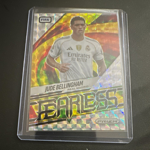 PANINI PRIZM FIFA 2025-26 FEARLESS JUDE BELLINGHAM REAL MADRID #17 LA LIGA