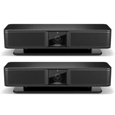 Bose Dual Videobar VB-S | USB Conferencing Device 4K Camera Beamforming Mics (2-