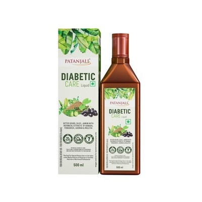 Patanjali Diabetic Care Liquid 500ml Herbal Support for Sugar Balance