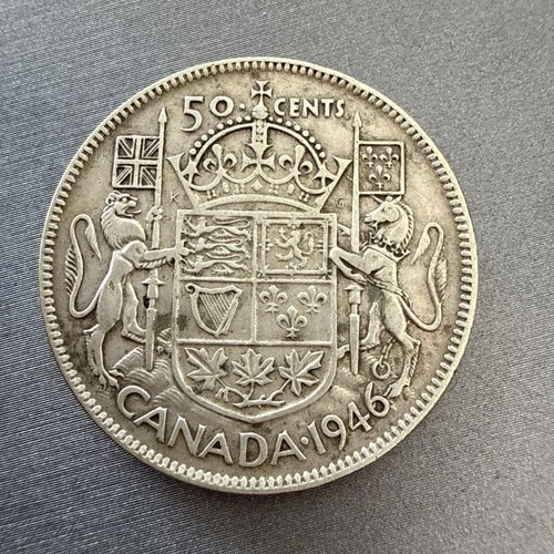 1946 Canada 50 Cents — photo from the most recent tracked eBay sale
