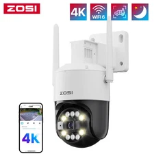 5MP/8MP Wifi 6 PTZ Camera C296 4K HD Outdoor IP Camera AI Detection Auto Track