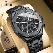 High Quality Men's Watch AP Homage Quartz Waterproof Chronograph Stainless Steel