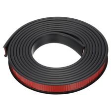 16.4Ft U-Shape Edge Banding Furniture Edge Protector for Office Black 18mm/0.71"