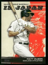 Matt Olson 2021 Topps Japan Edition #MIJ-6 MLB in Japan Oakland Athletics