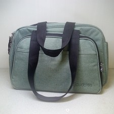 Scuddles 3-1 Portable Bassinet Diaper Bag, Gray Blend Unisex Changing Station