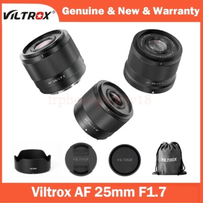 Viltrox 25mm F1.7 Air Auto Focus APS-C Prime Lens for Fuji X Nikon Z Sony E