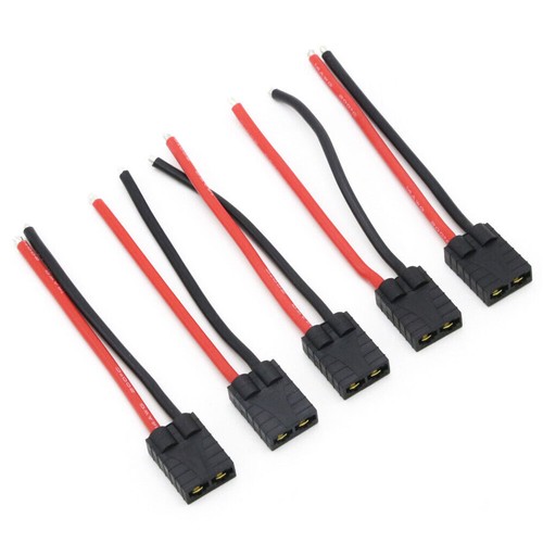 5X Trx Plug Male Female Silicone Connector Wire With 10CM 14AWG for RC Battery - Picture 12 of 12
