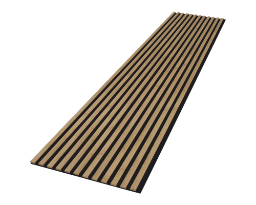 Wohnartig Akustikpaneele 1,485 m² Wandpaneele Lamellen Akustik Paneelen 275x54cm - Bild 5 von 24