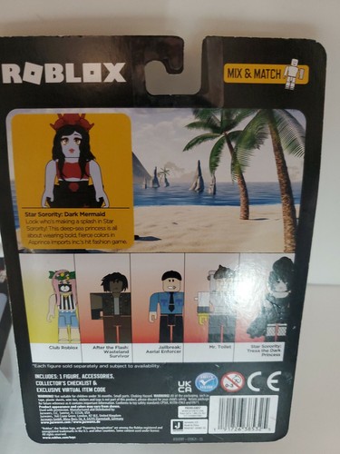 2021 ROBLOX Star Sorority: Zara the Cyborg & Dark Mermaid - Picture 4 of 6