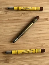 3 Vintage Bullet Pencils 4"