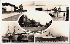 England Invergordon Multiview RPPC B188