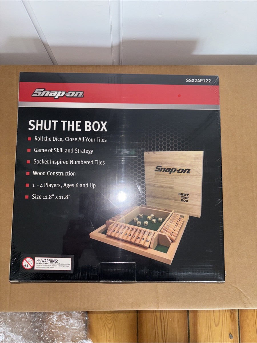 Snap-On Shut The Box collectible board game | eBay UK