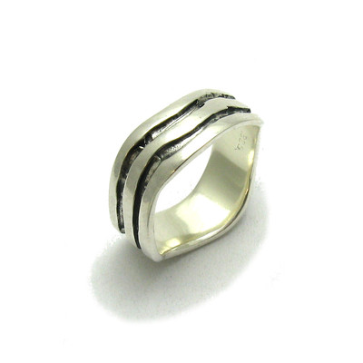 STERLINGSILBER RING BAND MASSIV 925 R000144 KAISERIN