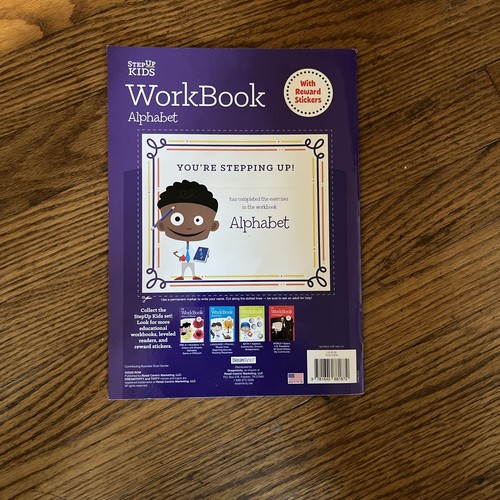 STEP UP KIDS WORKBOOK / Pre K / WITH REWARD STICKERS Alphabet - Picture 4 of 4